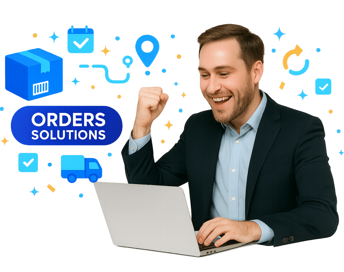 Brisbane AI order chatbot sharing delivery status and return instructions.